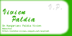 vivien paldia business card